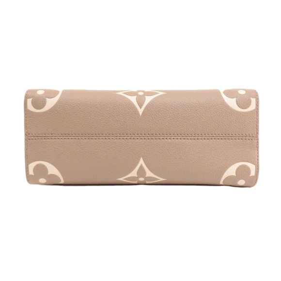 Louis Vuitton On The Go PM Bicolor Tourtrail Creme Handbag Amplant - Picture 4 of 9